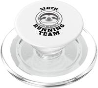 Equipo de perezoso para correr, cuando llego divertido correr gimnasio entrenamiento PopSockets PopGrip para MagSafe