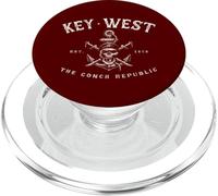 Equipo de Pesca de Buceo Pirata rebelde Key West FL PopSockets PopGrip para MagSafe