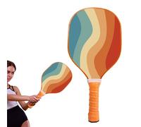 Equipo de Pickle Ball,Accesorios para Palets de Pickle Ball,Paletas ergonómicas de Madera antideslizantes - Paletas de Bola Portátiles de Madera para Amigos de la Familia y