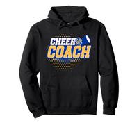 Equipo de porristas del Equipo Deportivo Blue Gold del Football Cheer Coach Sudadera con Capucha