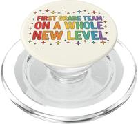 Equipo de Primer Grado en un Maestro de Nivel Completamente Nuevo de Regreso a la Escuela PopSockets PopGrip para MagSafe