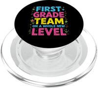 Equipo de Primer Grado en un Maestro de Nivel Completamente Nuevo de Regreso a la Escuela PopSockets PopGrip para MagSafe