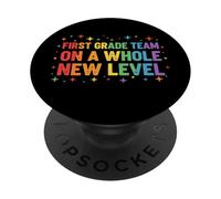 Equipo de Primer Grado en un Maestro de Nivel Completamente Nuevo de Regreso a la Escuela PopSockets PopGrip Adhesivo