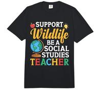 Equipo de Profesores de Historia Maestro de Estudios sociales de Vida Silvestre Comfort Colors Adult Heavyweight T-Shirt