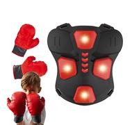Equipo de protección de boxeo, música iluminada con guantes, chaqueta de perforación musical, para jugar, entrenamiento en casa, estilo de vida, actividades de juego en interiores, competencia de