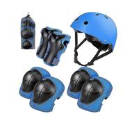 Equipo de protección infantil 7 en 1: casco y rodilleras