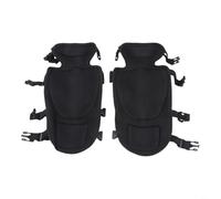 Equipo de protección para maquinaria de jardín: rodilleras ajustables y protectores de piernas para cortar el césped, carcasa de polietileno ligera con acolchado transpirable, color negro