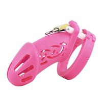 Equipo de protección Suave de Silicona para Fitness - Jaula de protección para Sentadillas - para Hombres A25 (Rosa, L)