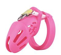 Equipo de protección Suave de Silicona para Fitness - Jaula de protección para Sentadillas - para Hombres A25 (Rosa, S)