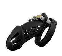 Equipo de protección Suave de Silicona para Fitness - Jaula de protección para Sentadillas - para Hombres A25 (Negro, L)