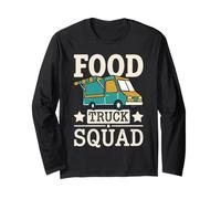 Equipo de proveedores de Catering móvil Food Truck Squad Manga Larga