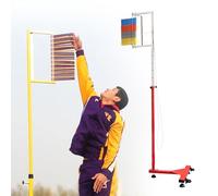 Equipo de Prueba de Salto Vertical, Dispositivo de medición de Salto Vertical con Ruedas, Herramienta de evaluación de Prueba de Salto para niños y jóvenes, móvil - Reinicio de medición con