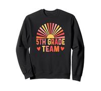 Equipo de quinto grado Maestro Escuela Enseñanza Educador Rainbow Sudadera