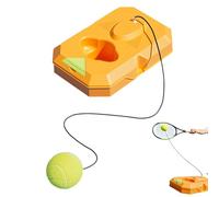 Equipo De Rebote De Tenis | Entrenador - Herramienta De Entrenamiento Solo Naranja Con Globo, Portátil - Ayuda En La Práctica De Campo Para Familias Adolescentes Principiantes, Agilidad De Ejercicio