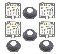 equipo de reparación Kit Reparación Piezas Reconstrucción Carburador Motocicleta Diafragma Flotante Para Yamaha FJ 1200 FJ1200 1986-1993(Style 5)