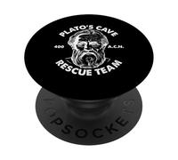 Equipo de rescate de la cueva de Platón PopSockets PopGrip Adhesivo