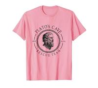 Equipo De Rescate E La Cueva De Platos Filosofía Platón Camiseta, Hombre, Rosado, M