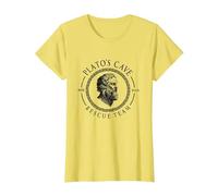 Equipo De Rescate E La Cueva De Platos Filosofía Platón Camiseta, Mujer, Limón, 3XL