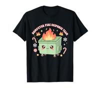 Equipo de Respuesta al Fuego del contenedor de Basura Caos Empleado Lindo Camiseta