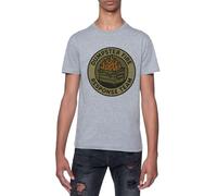 Equipo De Respuesta Ante Incendios En Contenedores De Basura Camiseta De Manga Corta con Cuello Redondo Gris para Hombre T-Shirt Short Sleeve Grey Crewneck tee For Men