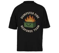 Equipo De Respuesta Ante Incendios En Contenedores De Basura Camiseta Unisex Negra Baggy tee para Hombre Mujer T-Shirt Unisex Schwarz Baggy tee Für Männer Frauen