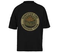 Equipo De Respuesta Ante Incendios En Contenedores De Basura Camiseta Unisex Negra Baggy tee para Hombre Mujer T-Shirt Unisex Schwarz Baggy tee Für Männer Frauen