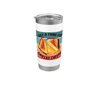Equipo de sándwich de queso a la parrilla Amantes del Vaso térmico de acero inoxidable de doble pared