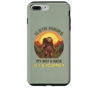 Equipo de senderismo de perezosos No es una carrera, es un viaje Perezoso excursionista Carcasa para iPhone 7 Plus/8 Plus