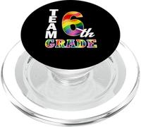 Equipo de Sexto Grado Bloque de Color Maestro Estudiante de Regreso a la Escuela PopSockets PopGrip para MagSafe