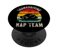Equipo de Siesta de Acción de Gracias,Funny Thanksgiving Turkey Day Family PopSockets PopGrip Adhesivo