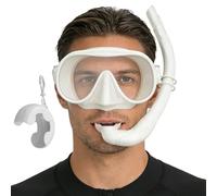 Equipo de Snorkel para Adultos | Máscara Panorámica Antiescapes Incluye Estuche y Correa Ajustable Equipo de Snorkel Plegable para Adultos | Set de Plegable con y Correa Ajustable - para Entre