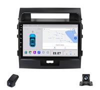 Equipo de Sonido para Coche para Toyota Land Cruiser 11 200 2007-2015 Android 2K Doble DIN 9Inch Pantalla Táctil/CarPlay/Android Auto/GPS/Bluetooth/WiFi/FM/Am/RDS/Tablet para Coche(C10)