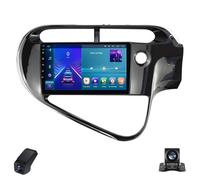 Equipo de Sonido para Coche para Toyota Prius C 2018-2020 Android 2K Doble DIN con Pantalla Táctil/CarPlay/AndroidAuto/GPS/Bluetooth/4GLTE/WiFi/FM/AM/RDS/Tablet para Coche/ADASDVR(C20Pro)