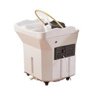 Equipo De Spa Con Cabezal De Circulación De Agua,Equipo De Spa Con Cabezal Japonés,Fregadero Portátil Con Tanque De Agua De 60L,Cabezal Ajustable,Fregadero De Fumigación De Spa De Terapia De Luz