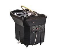 Equipo De Spa Con Cabezal De Circulación De Agua,Equipo De Spa Con Cabezal Japonés,Fregadero Portátil Con Tanque De Agua De 60L,Cabezal Ajustable,Fregadero De Fumigación De Spa De Terapia De Luz