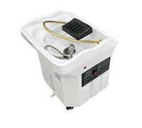 Equipo de spa japonés para la cabeza, lavabo portátil para almacenamiento de agua, lavabo para tratamiento capilar, circulación de agua, máquina de champú a vapor, equipo de spa para el cuid