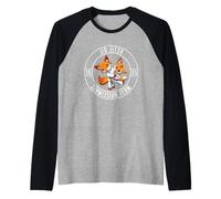 Equipo De Sumisión De Jiu Jitsu BJJ Fox MMA Camiseta Manga Raglan
