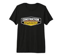 Equipo de supervisión de la Insignia del Supervisor de la construcción Camiseta Premium