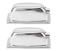 Equipo de tambor de alquiler 2pcs Color cromado de hierro Snare Ore -Ore, Equipo resistente de tambor para tambores, instrumentos musicales para el mantenimiento del tambor (WC27G)
