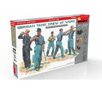 Equipo De Tanque Alemán En Trabajo Kit De Plástico 1:35 Modelo MINIART