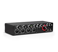 Equipo de tarjeta de sonido USB externa para estudio profesional y grabaciones en vivo con alimentación Phantom de +48 V