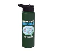 Equipo de terapia de patólogos del habla y lenguaje de Fluent Bubble SLP Stainless Steel Insulated Water Bottle