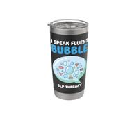 Equipo de terapia de patólogos del habla y lenguaje de Fluent Bubble SLP Vaso térmico de acero inoxidable de doble pared