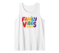 Equipo de tripulación de Cute Family Vibes Cousin Camp 2026 Family Reunion Camiseta sin Mangas