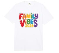 Equipo de tripulación de Cute Family Vibes Cousin Camp 2026 Family Reunion Comfort Colors Adult Heavyweight T-Shirt