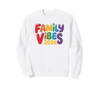 Equipo de tripulación de Cute Family Vibes Cousin Camp 2026 Family Reunion Sudadera