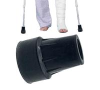 Equipo de viaje al aire libre, puntas de senderismo de goma, accesorios de bastón de escalada, base antideslizante, agarre que absorbe los golpes, ideal para senderismo de montaña y aventuras en la
