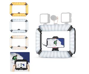 Equipo de vídeo - lámpara de anillo Ulanzi U200 + batería externa de 8000MAh