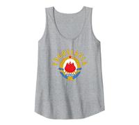 Equipo de Yugoslavia Camiseta sin Mangas, Mujer, Gris Jaspeado, M