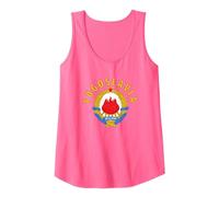 Equipo de Yugoslavia Camiseta sin Mangas, Mujer, Rosado Neón, L